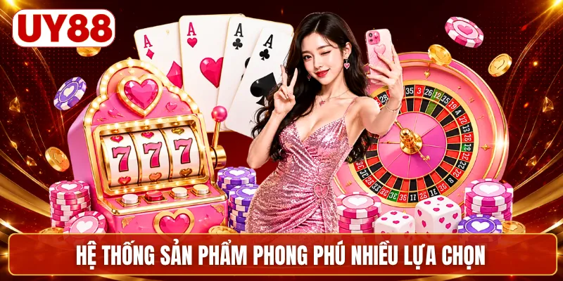 Hệ thống sản phẩm phong phú nhiều lựa chọn
